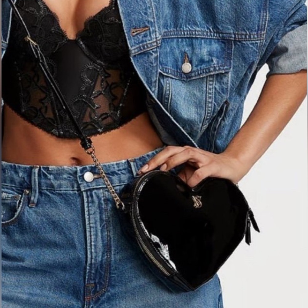 Victoria’s Secret HEART Crossbody Bag Heart-Shaped Crossbody Bag